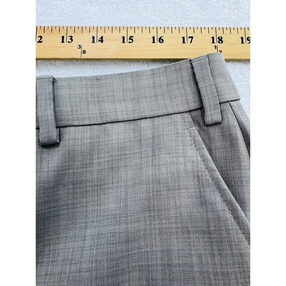 Michael Kors Mens Dress Pants Gray Monroe Slacks Flat Front 36x30 NWT